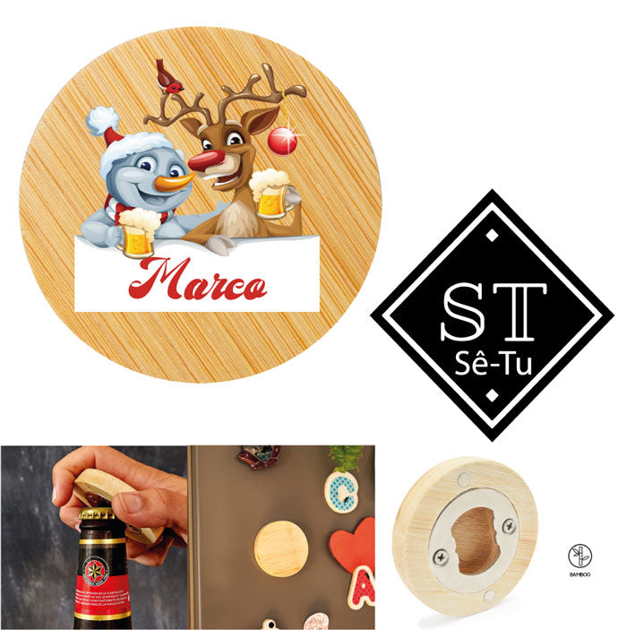 Abre Cápsulas Rena e Boneco de Neve